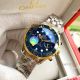 Copy Omega Seamaster 300M Chronograph Watch Two Tone Rose Gold Dark Blue Dial (6)_th.jpg